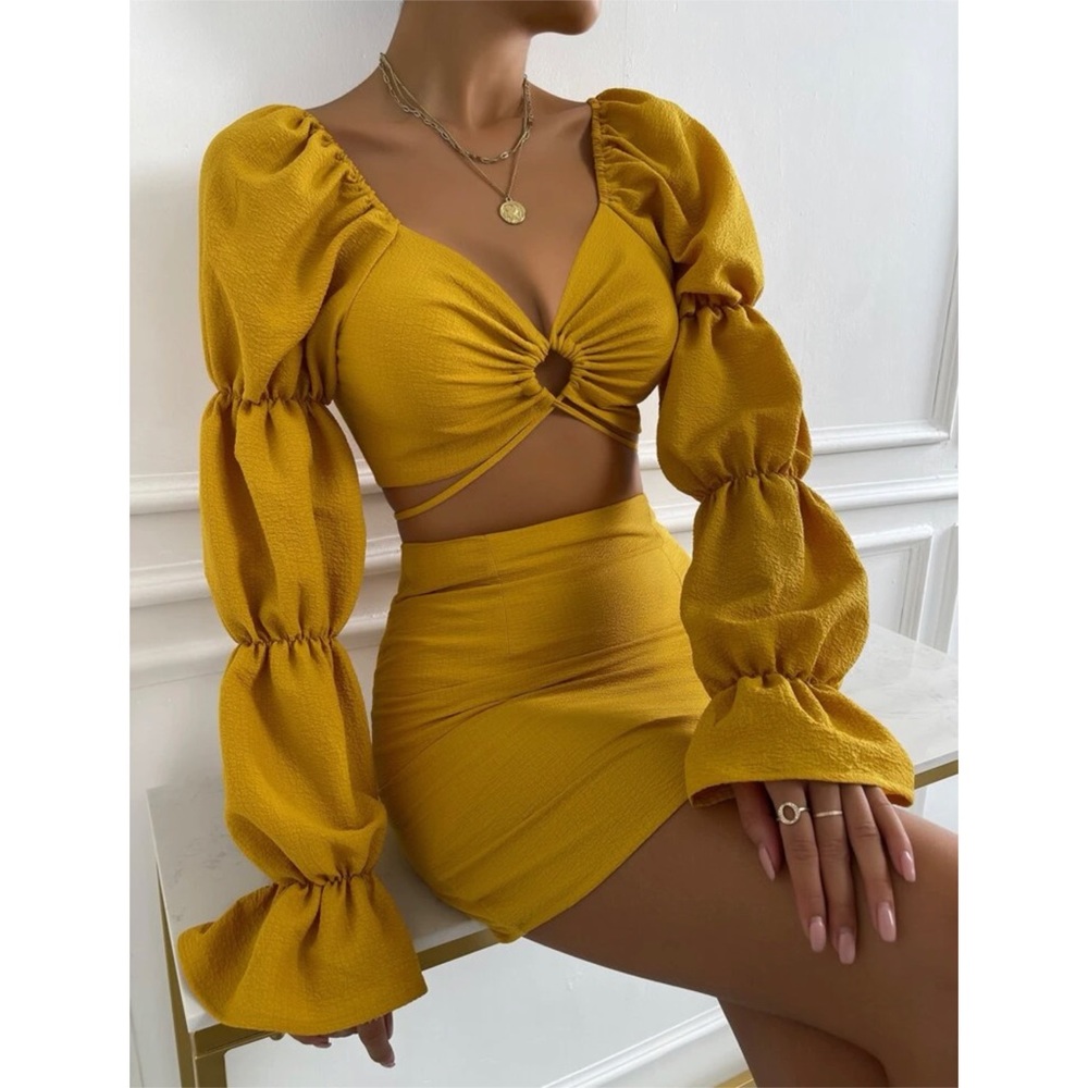 Mustard Yellow Two-piece